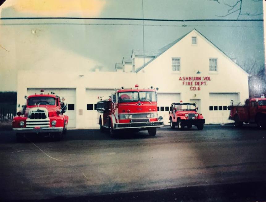 Ashburn Volunteer Fire Station 6 1960s