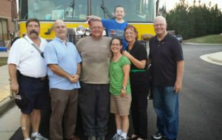 Pictured below: Garret with Kathy Weil, Mom Holly Owens, Dad John Owens and AVFRD Staff Officers, President Don Graham, Deputy Chief Kevin Piatt, and Chief Miguel Quijano